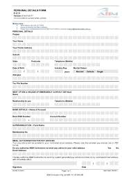 Essential terms in malay addresses. F 019 Personal Details Form Abm Contractors