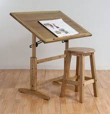 New Adjustable Drafting Wood Table Stool Drawing Studio Architect Station Desk Ebay Drawing Table Wood Drafting Table Art Table