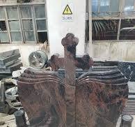 Grey/Red/Blue/Green/Black Granite Orthodox Cross Headstone Romanian  Monuments