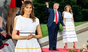Donald trump and first lady melania trump. Melania Trump Style Was Donald Trump S Wife S See Through Dress A Secret Statement Express Co Uk