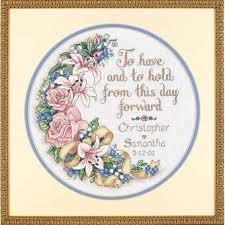 Wedding counted cross stitch patterns to print online, thousands of designs to choose from. Dimensions To Have And To Hold Wedding Record Cross Stitch Kit 3892 123stitch