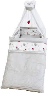 Baby bettwasche design45 bettset 100×135 mit namen und datum bestickt amilian. Babybett Himmel Nestchen Gunstig Im Set Beistellbett Test