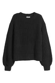Black And Gold Sweater Dames Losgebreide Trui Zwart Dames H M Nl Trui Losse Gebreide Truien Mode
