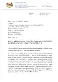 Borang kebenaran contoh surat kebenaran rentas negeri pkp. Surat Edaran Pikm Ke 1 2021 Surat Kementerian Dalam Negeri Berkaitan Status Perkhidmatan Industri Kawalan Keselamatan Swasta Di Malaysia Susulan Wabak Covid 19 Pikm My