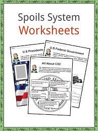 Spoils System Facts Worksheets Policy Information For Kids