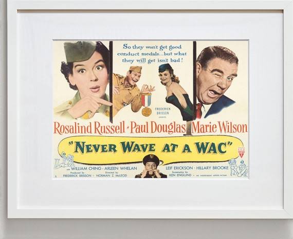 Vintage Movie Poster - Never Wave at a WAC - Rosalind Russell - Paul  Douglas - Movie Print - Etsy