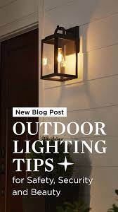 Use These Outdoor Lighting Tips For Safety Security Beauty Outside Your Home Or Business Outdoor Lighting Canopy Lights Security Lights