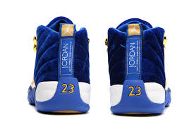 Maybe you would like to learn more about one of these? Nike Air Jordan Xii 12 Retro Velvet Blue White Yellow Women Shoes Sepsport