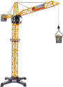 Amazon.com: Dickie Toys 40" Giant Crane Playset , Yellow : Toys ...