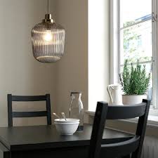 Solklint Hanglamp Messing Grijs Helder Glas 22 Cm Ikea In 2021 Helder Glas Hanglamp Woonkamerkleur