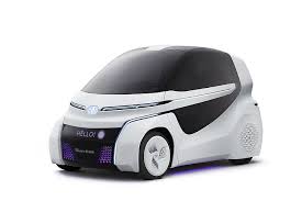 Hd Wallpaper 4k Toyota Concept I Ride Electric Cars White Background Wallpaper Flare