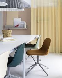Modern And Colorful Office Space Interior Inspiration From Muuto The Fiber Side Chair Builds On Modern Scandina Side Chairs Scandinavian Furniture Design Home