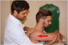 Image result for Shoulder Apprehension Test