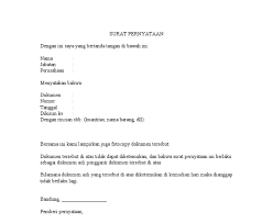 Yang bertanda tangan dibawah ini: Download Contoh Surat Rasmi Laporan Kehilangan Barang Surat Vv