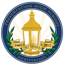 Deila Bumgardner - Presentation High School 50th Anniversary Logos
