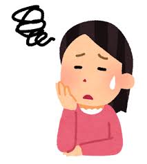 困る女性のイラスト | かわいいフリー素材集 いらすとや