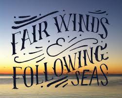 To wish upon another fair winds and following seas is to wish them a smooth, safe and successful voyage. Pin By Kelly Hughes On Chris Hand Lettering Inspiration Navy Mom Mom Art