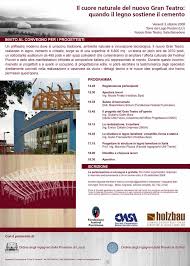 invito al convegno per i progettisti - professione Architetto
