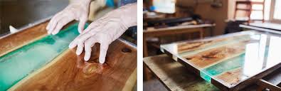 Zwei seitenteile aus buchenholz 2 cm x 50 cm x 20 cm a 1 und a 2. Epoxidharz Tisch Aus Holz Selber Machen Anleitung