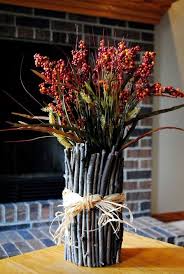 Use various sized vases as contrasting accents. 48 Cute Twig Fall Decor Ideas Digsdigs