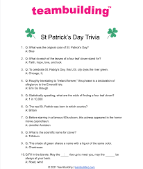 Figure out each shade of green with multiple hints from different trivia categories. 22 Virtual St Patrick S Day Ideas Games Activities For 2021
