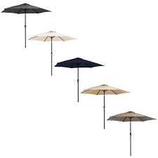 Slotting through your garden table, parasols stay strong in the hottest of temperatures but don't forget to make sure yours is large enough to cover your table and a parasol offers protection from the sun's glare but you can also use it to show some of your personality. Charles Bentley 2 7m Metal Patio Garden Umbrella