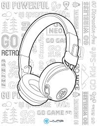 911 line is for emergency that happen now. Headphones Coloring Pages Coloring Home