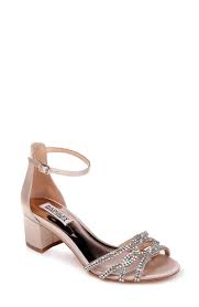 Badgley mischka sonya discount block heel sandal