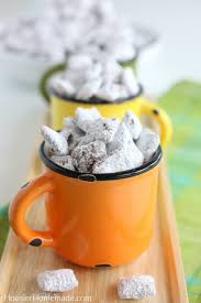 This decadent mix gets a double dose of chocolate with the. Puppy Chow Recipe Hoosier Homemade