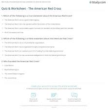 Ask questions and get answers from people sharing their experience with hyperactivity. Quiz Worksheet The American Red Cross Study Com