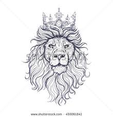 Vector Black And White Lion Sketch Lion Sketch Lion Head Tattoos Black And White Lion