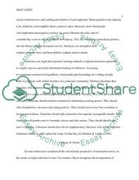 Critique paper example about education. Critique Of Education Standard Iii Essay Example Topics And Well Written Essays 750 Words