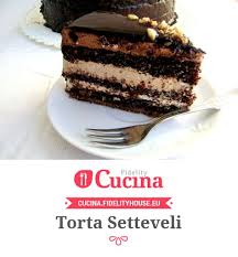 Una torta squisita, composta da 7 strati di pura goduria fatti da; Torta 7 Veli