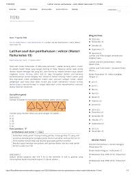 20200429 soal pg pilihan ganda tentang proklamasi dan jawabannya. Soal Dan Pembahasan Vektor Fisika Doc Jawabanku Id