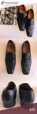 Aldo Mens Dress Shoes Black Shoe With Snakeskin Pattern