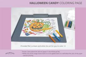 These alphabet coloring sheets will help little ones identify uppercase and lowercase versions of each letter. Halloween Coloring Page Jpg Download Grafico Por Dreamesaya Creative Fabrica