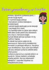 mihriban tabaktas adli kullanicinin bebek beslenmesi panosundaki pin bebek yemek tarifleri yemek tarifleri mama tarifleri