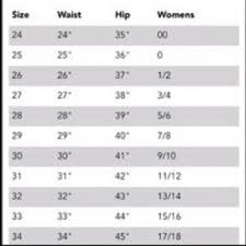 16 Reasonable Dkny Womens Jeans Size Chart