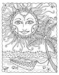 Zendoodle Coloring Tropical Paradise Deborah Muller Macmillan Summer Coloring Pages Coloring Pages Star Coloring Pages