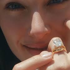 Best Brilliance Lillian Diamond Engagement Ring -18K White Gold