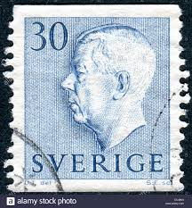 Briefmarken tauschportal für alle sammler. Schweden Ca 1961 Briefmarke Gedruckt In Schweden Zeigt Schwedens Konig Gustaf Vi Adolf Ca 1961 Stockfotografie Alamy