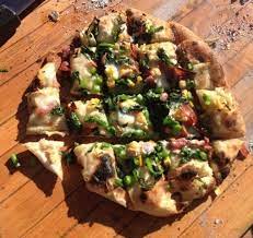 rapini salami meyer lemon and robiola pizza forno bravo authentic wood fired ovens pizza oven recipes wood fired fire cooking wood fired cooking