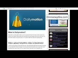 Dailymotionvideo Upload Failed And This Video Is Blacklisted Workaround Onmoneyline Makemoneyonline Blog Onmoneyline Yo Funny Gifs Fails Fails Videos