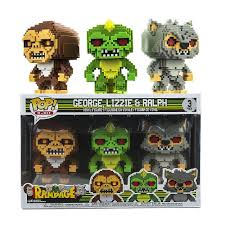 Maybe you would like to learn more about one of these? Rampage George Lizzie Ralph 8 Bit Us Pop Vinyl 3 Pk Fruugo De