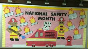 Fire Safety Bulletin Board Idea Eugene Field Elementary School Chicago Elementary Schools Elementary National Safety