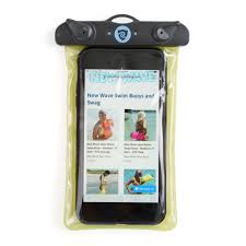 Another universal option, the joto pouch is a little larger than the vansky. New Wave Waterproof Phone Case Universal Dry Bag Pouch