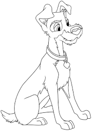 Różnorodność kolorowanek to ogromna zaleta, dlatego jeśli dziecko zażyczy sobie psa owczarka nie ma problemu z. Kolorowanka Tramp Piesek Zakochany Kundel Nr 23 Disney Coloring Pages Coloring Pages Disney Quilt