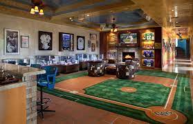 Mountain plans are designed for rugged landscapes, so whether you're building on a beautiful, steep ridge that provides incredible views or your lot is just on the tougher side, we have gathered some homes that are up to the challenge of adapting to uneven terrain. Spanish Mediterranean Estate Traditional Basement Tampa By Artisan Design Houzz