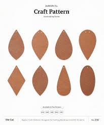 Pin On Leather Earrings