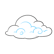 First, draw the wavy lines on the right. How To Draw Clouds Really Easy Drawing Tutorial